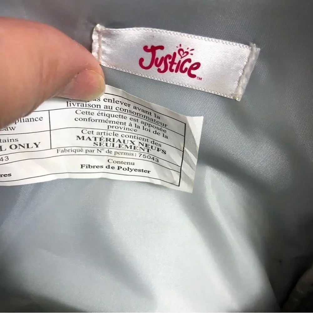 Justice Sparkle Backpack Initial S